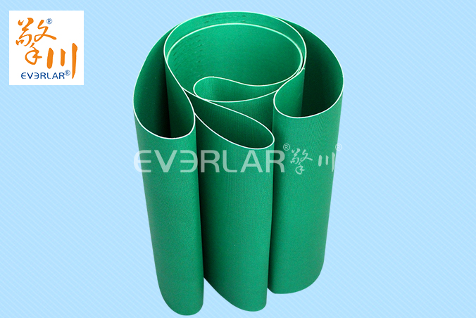 綠色PVC輸送帶跑偏怎么快速調(diào)節(jié)？